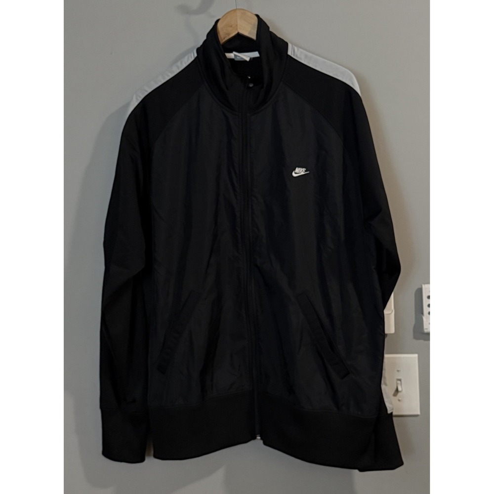 Nike Jacket Club Track Woven Zip Up Athletic Lounge Vintage Y2K XXL